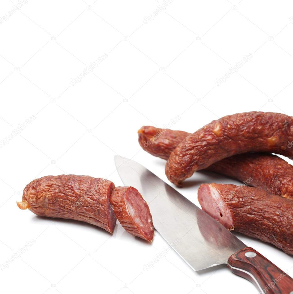 Cutted sausage