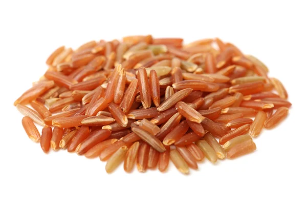 Eine Handvoll roter Reis — Stockfoto