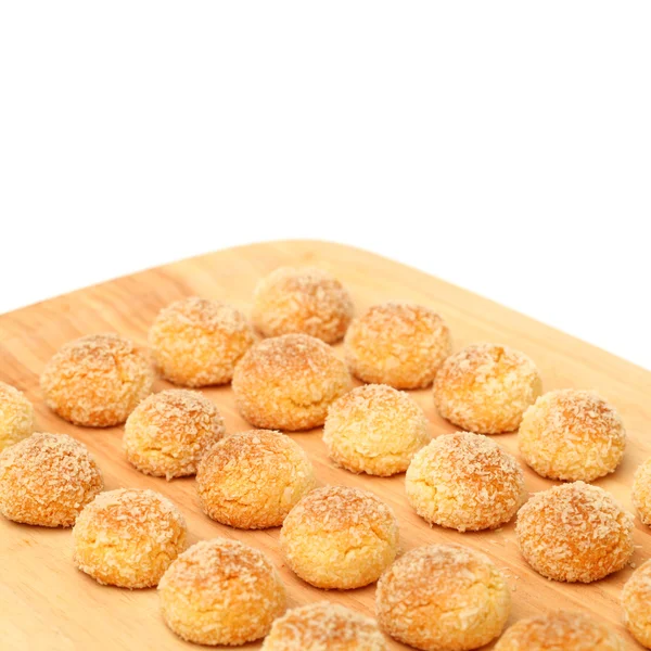 Orange snowball cookies — Stock Photo, Image