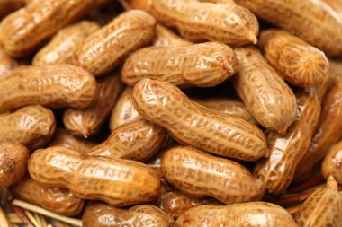 Handful of peanuts - background clipart