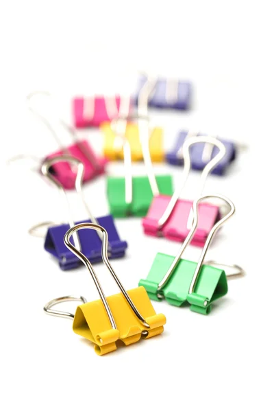 Binder clips — Stock Photo, Image