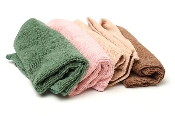 Microfiber cleaning cloth — Stock Photo, Image