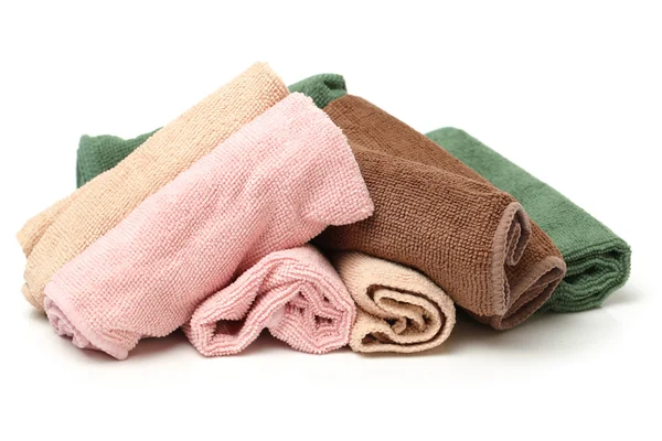 Microfiber cleaning cloth — Stock Photo, Image