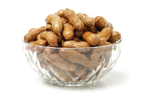 Handful of peanuts — Stock Photo, Image