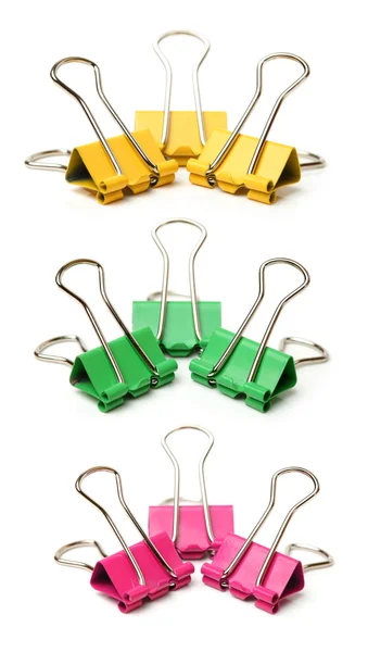 Binder clips — Stock Photo, Image