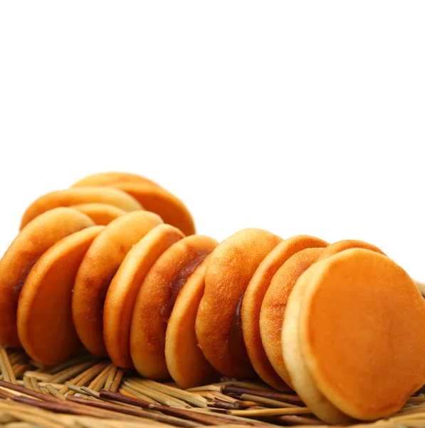 Dorayaki is a japanese bread — Stock Photo, Image