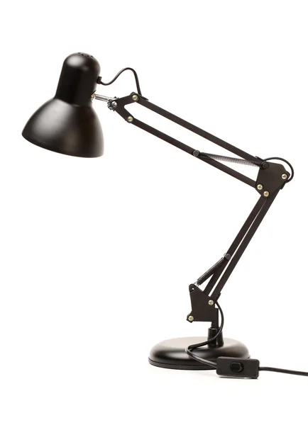 Czarny czytanie Lampa stołowa — Zdjęcie stockowe