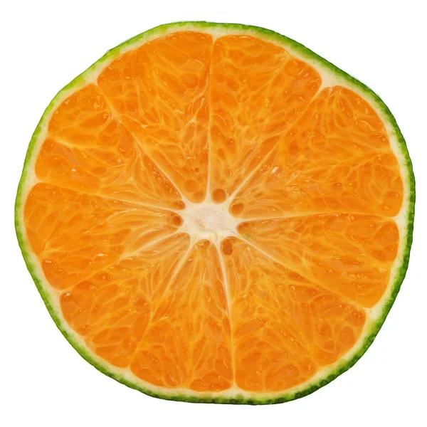 Green tangerine — Stock Photo, Image