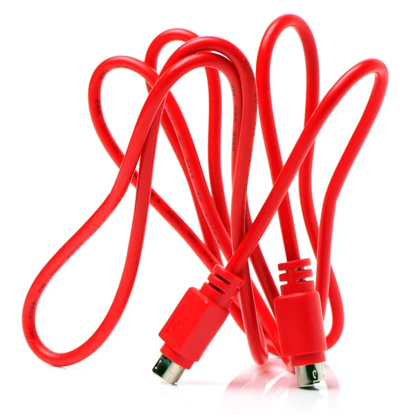 Kabel merah — Stok Foto