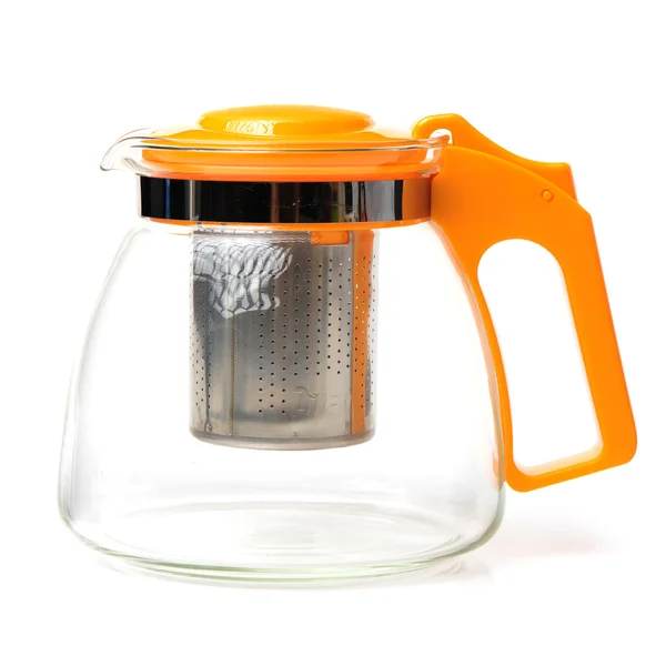 Glass modern kettle — Stock Photo, Image
