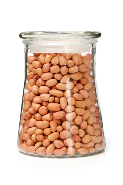 Peanuts in the jar — Stock Photo, Image
