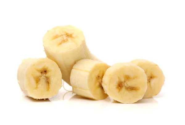 Chopped banana — Stock Photo, Image