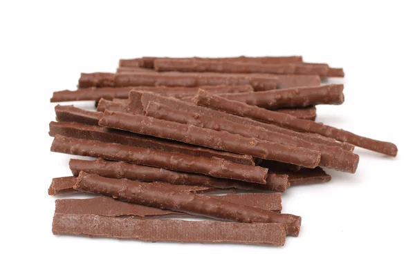 Breadsticks com chocolate — Fotografia de Stock