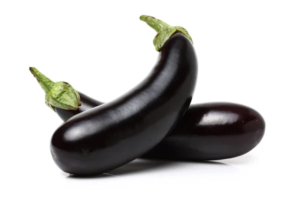 Fresh aubergines — Stock Photo, Image