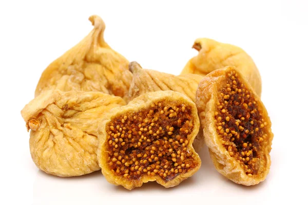 Dried fig fruit on white background — Stock Photo, Image