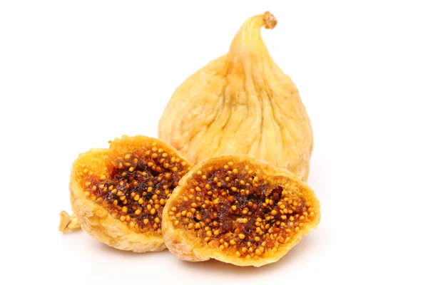 Dried fig fruit on white background — Stock Photo, Image