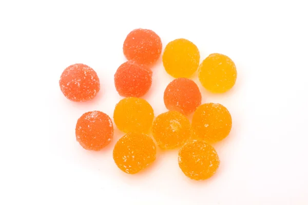 Ovocné želé barevné kuličky — Stock fotografie