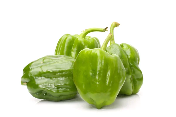 Zelené papriky — Stock fotografie