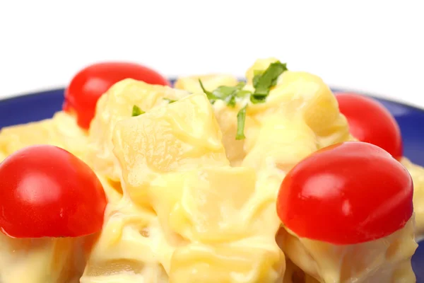Huevos revueltos con tomates — Foto de Stock