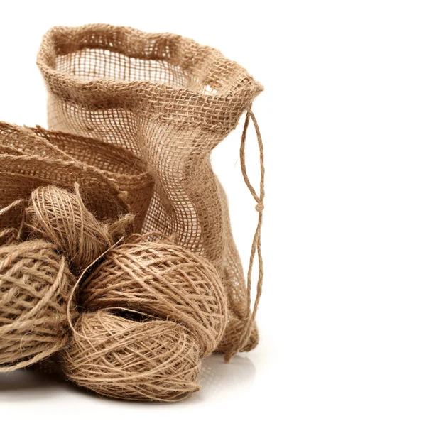 Burlap and Hemp ropes — Stock Photo, Image