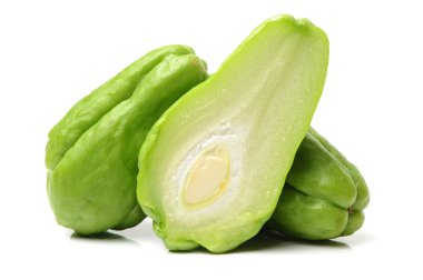 Taze yeşil Chayotes