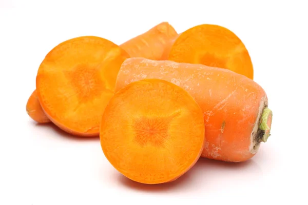 Tranches de carotte fraîche — Photo