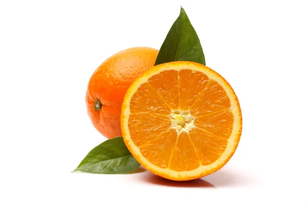 Naranja jugosa fresca — Foto de Stock