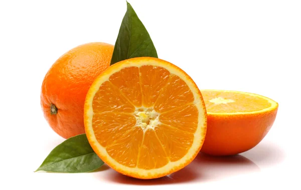 Naranja jugosa fresca — Foto de Stock