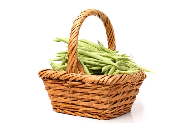 Zelené fazole — Stock fotografie