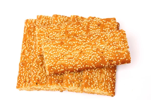 Tasty sesame cookies — Stock Photo, Image