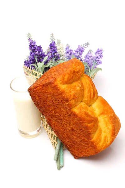 Pane naturale deliziosa colazione — Foto Stock