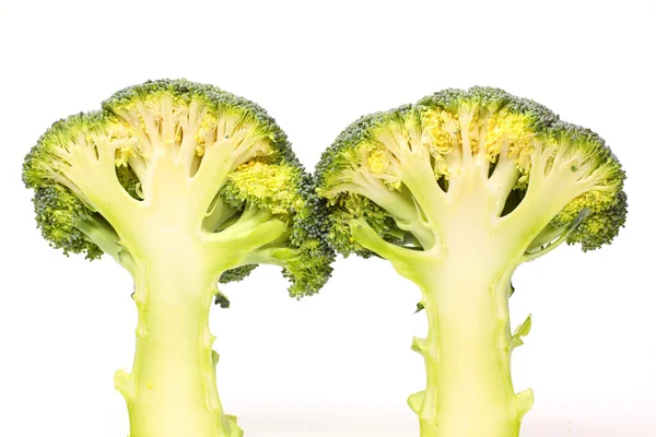 Brocoli isolé sur fond blanc — Photo