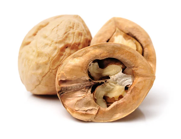 Halves of walnuts — Stock Photo, Image