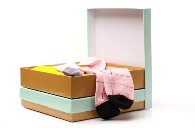 Çorap ile kutuları