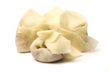 Beyaz ham wontons