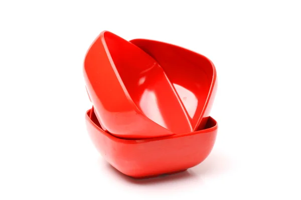 Plastic bowls — Stock Photo, Image
