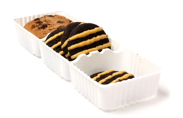 Deliziosi biscotti al cioccolato — Foto Stock