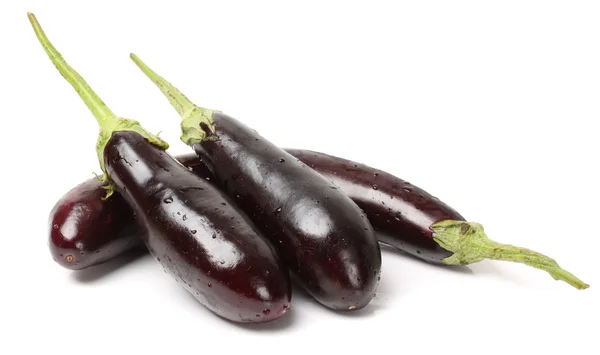 Purple eggplants — Stock Photo, Image