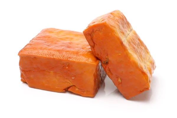 Brown Tofu pieces — Stock Photo, Image