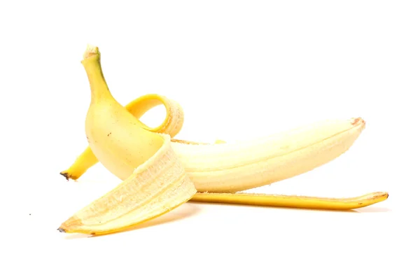 Banana fresca descascada — Fotografia de Stock