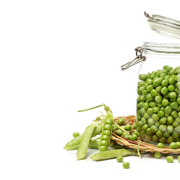 Fresh green peas — Stock Photo, Image