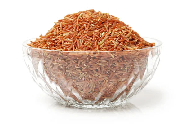 Haufen roter Reis — Stockfoto