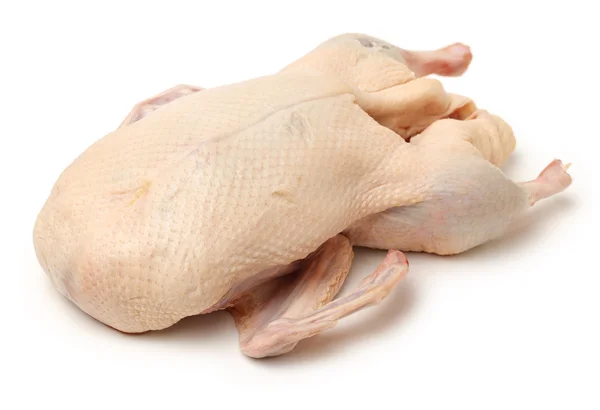 Un pollo crudo — Foto Stock