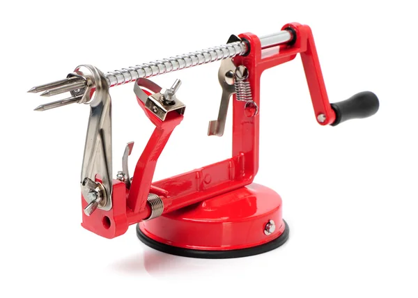 Red apple peeler — Stock Photo, Image