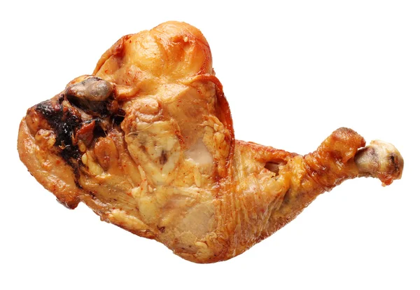 Barbecued chicken leg — Stock Photo, Image