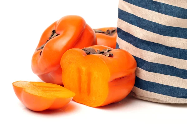 Ripe fresh persimmon — Stock Photo, Image