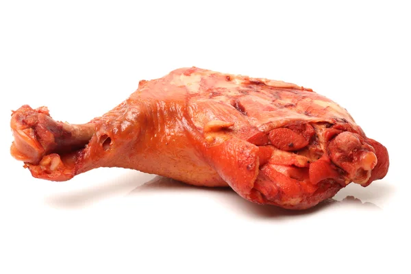 Barbecued chicken leg — Stock Photo, Image