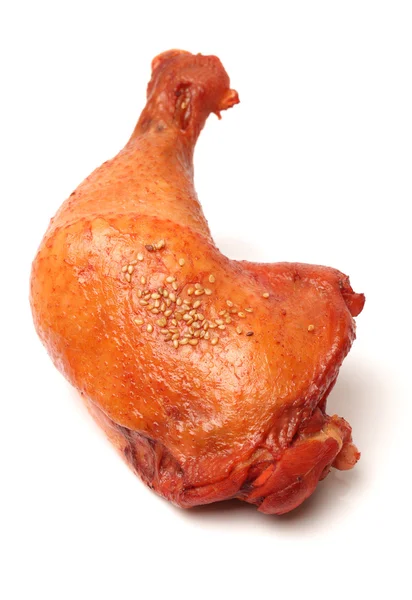 Barbecued chicken leg — Stock Photo, Image