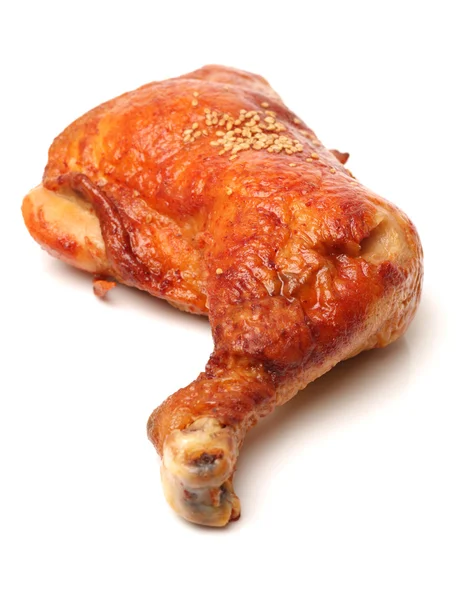 Барбекю на куриной ноге — стоковое фото