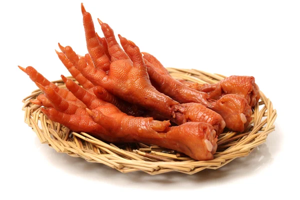 Cooking chicken feet — Stock Photo, Image